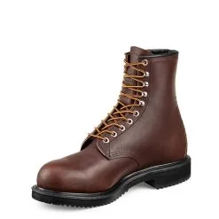 Red Wing® Men's 2233 SuperSole® 8 Inch Safety Toe Lace-Up Work Boots 7 Red Wing® Men's 2233 SuperSole® 8 Inch Safety Toe Lace-Up Work Boots -Leather Wallet Shop RW02233C MUL N3 0115