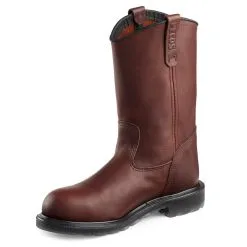 Red Wing® Men's 2405 SuperSole® 11 Inch Safety Toe Pull-On Work Boots -Leather Wallet Shop RW02405C MUL N3 0115