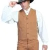 Scully® Men's Rangewear Button Front Canvas Western Vest