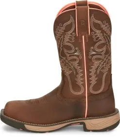 Justin® Women's Rush Square Composite Toe Western Work Boot -Leather Wallet Shop SE4357 009