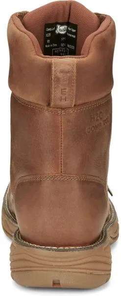 Justin® Men's Rush Nano Composite Square Toe Lace-Up Work Boots -Leather Wallet Shop SE468 2000x2000 Heel