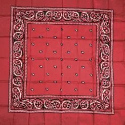 Wyoming Traders® Bandana Print Silk Wild Rag -Leather Wallet Shop WT BDRD Wyoming Traders Bandana Z