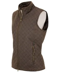 Outback Trading® Women's Brisbane Water Resistant Quilted Western Vest -Leather Wallet Shop outback trading company vests women s brisbane vest 28772626202758